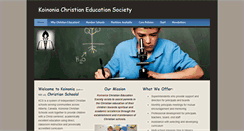 Desktop Screenshot of koinoniaschools.com